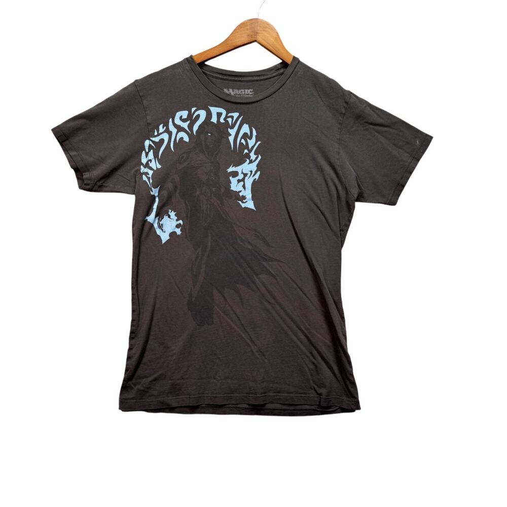 Magic The Gathering Jace Beleren Gamer RPG Card Game Gray T Shirt Tee M